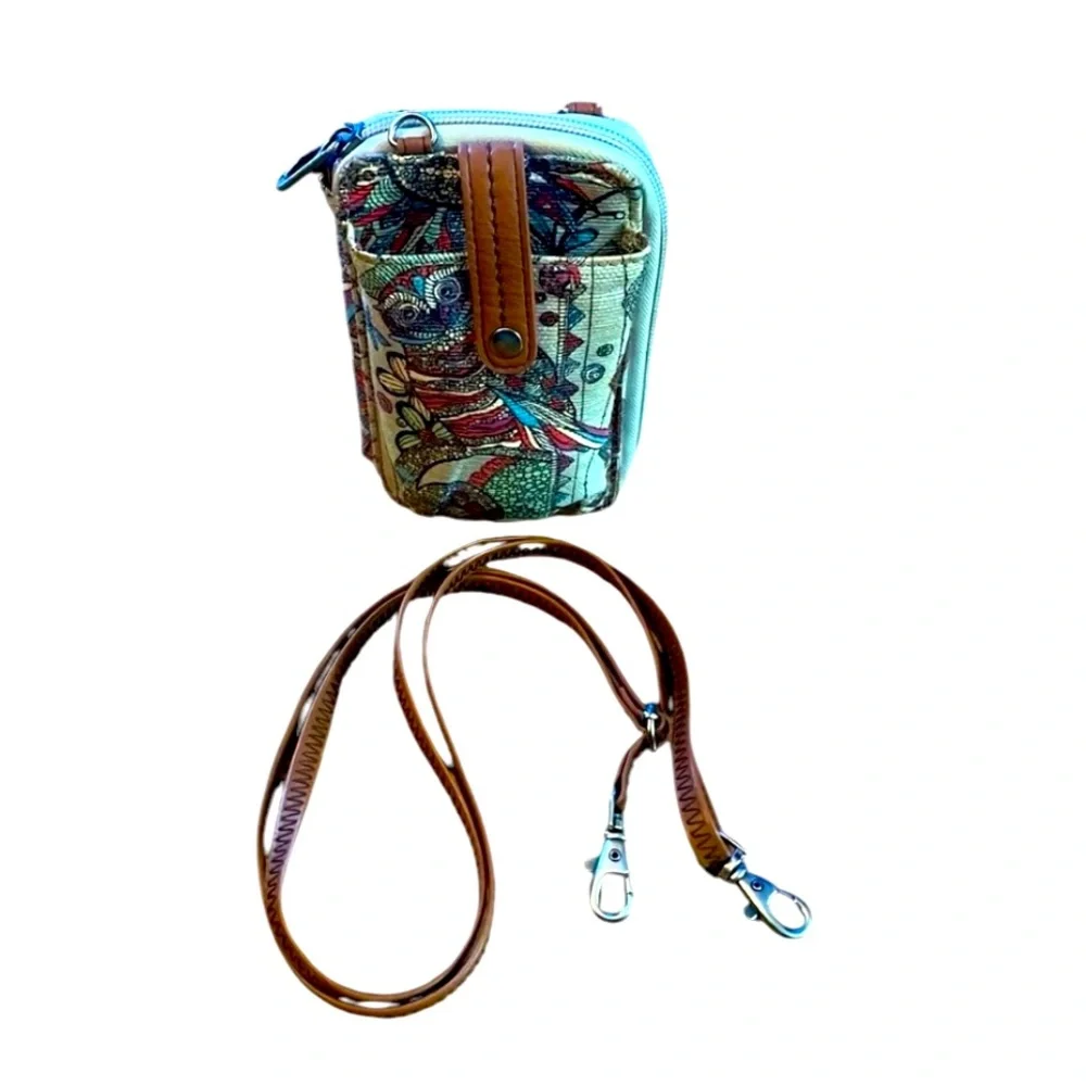 Sakroots Salina’s Crossbody Wallet and Phone Case